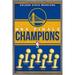 NBA Golden State Warriors - Champions 23 Wall Poster 22.375 x 34 Framed