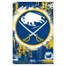 NHL Buffalo Sabres - Maximalist Logo 23 Wall Poster 22.375 x 34 Framed