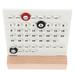 Calendars Home Accents Decor Desk Calendar Decor Perpetual Ornament Calendar White Perpetual Desk Calendar Office Child