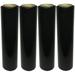 4 Pack Black 18 Inches X 1000 Tough Pallet Shrink Wrap 80 Gauge Industrial Strength Plastic Film Grade Strength Film Moving Stretch Packing Wrap For Furniture Boxes Pallet