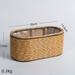 NUOLUX Woven Planter Basket Rustic Style Handwoven Plant Pot Planter Basket Modern Woven Basket