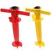 HEMOTON 2pcs Plastic Beach Parasol Holder Beach Umbrella Sand Anchor Umbrella Spike