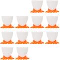 12 Pcs Utensil Holder Easter Egg Cup Holder Easter Egg Display Egg Holders Eggs Holding Stand Foot Egg Tray Boiled Pp Child