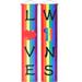 Porch Sign Decor Welcome Banner Front Door Rainbow Hanging Banners Love Wins Garden Flag Pride Day Polyester