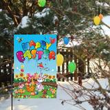 Clearance!! TKing Fashion Easter Decorations for the Home Easter Party Decorations Easter Garden Flag Spring Decor Easter Party Favors Easter Decor