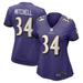 Women's Nike Keaton Mitchell Purple Baltimore Ravens Game Jersey