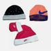 Nike Accessories | 3/$25 New Nike Lot Of 3 Beanies Hats Baby Infant 0 - 6 Months Pink Black Coral | Color: Black/Pink | Size: Osbb