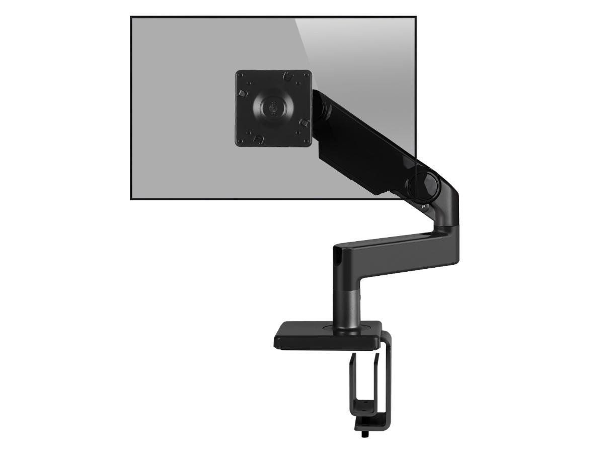 Humanscale M8.1 Monitorhalterung für USM Tisch gerade schwarz (M81UBETB) Image