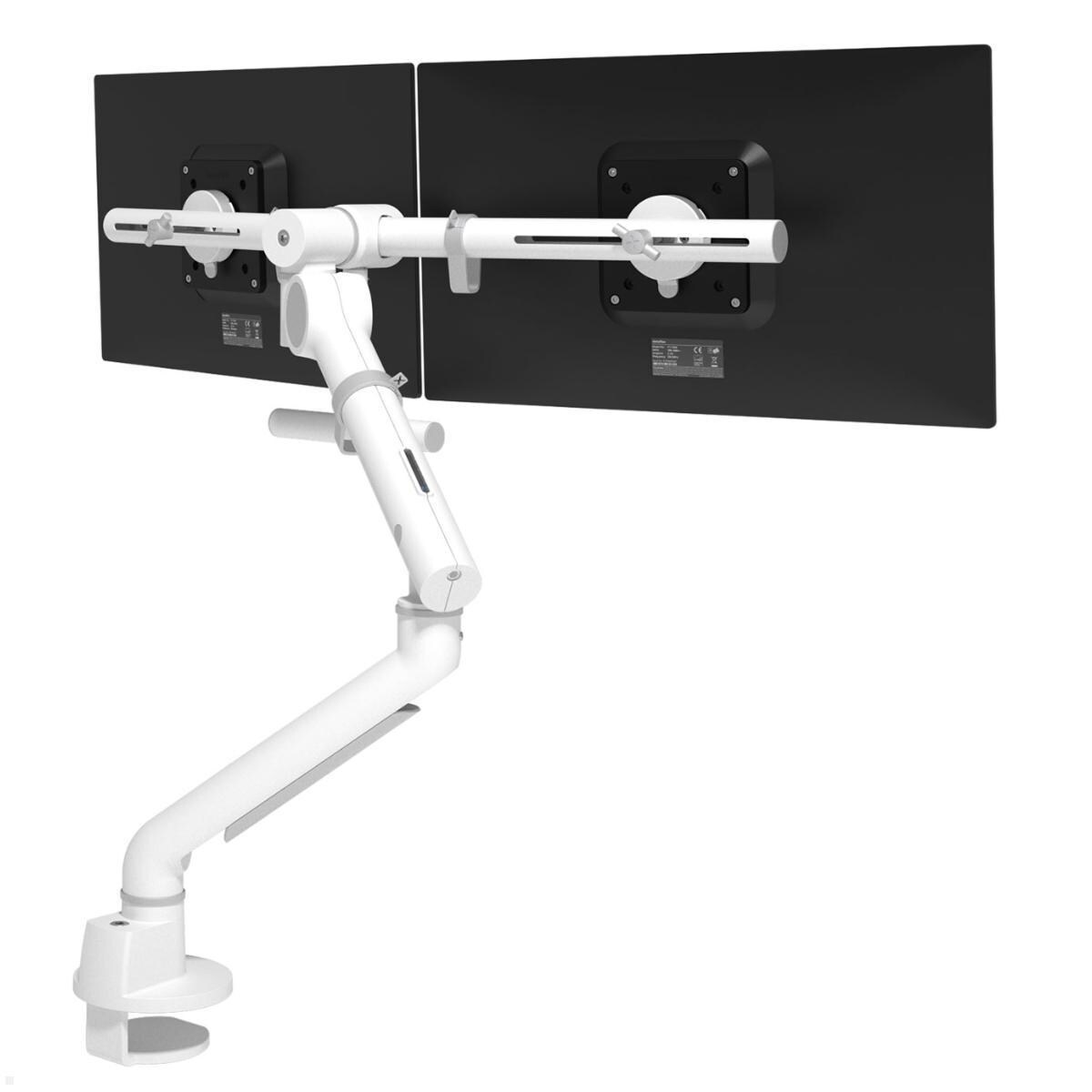 Dataflex Viewgo pro Monitorhalterung für 2 Monitore (48.640), weiß Image