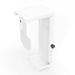TecLines TPH002W Thin Client PC Halterung Untertisch 30-110 mm, weiß Image