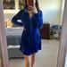 Urban Outfitters Dresses | Nwt Blue Velvet Dress | Color: Blue | Size: M