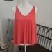 Free People Tops | Intimately Free People Tank | Color: Orange/Red | Size: M