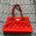 Kate Spade Bags | Kate Spade Coral Leather Gold Coast Maryanne Quilted Bag Handbag Coral | Color: Gold | Size: Os