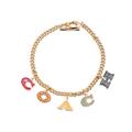 Coach Jewelry | Coach Gold Station Charm Bracelet | Color: Gold | Size: Various