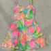 Lilly Pulitzer Dresses | Lily Pulizter Bright Floral Sun Dress | Color: Pink | Size: 00j