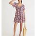 J. Crew Dresses | J.Crew Button-Front Cotton Voile Beach Dress In Painted Block Print | Color: Blue/Pink | Size: S