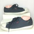 Levi's Shoes | Levis Sneakers Stan Buck Blue White Canvas Lace Up Size 11 Mens Us Red Tab | Color: Blue | Size: 11