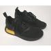 Adidas Shoes | Adidas Womens Shoes Originals Nmd_r1 Sneakers Fv1787 Black Metallic Gold Size 9 | Color: Black/Gold | Size: 9