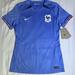 Nike Tops | Nike Fff France National Team Women’s World Cup Jersey Dr3991-450 Women’s Size | Color: Blue | Size: Various
