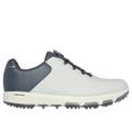 Skechers Men's GO GOLF PRO 6 SL - Twist Shoes | Size 8.5 | Light Gray/Charcoal | Leather/Synthetic/Textile | Arch Fit