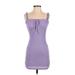 Shein Casual Dress - Mini Square Sleeveless: Purple Dresses - Women's Size Small