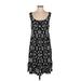 Soma Casual Dress - A-Line Scoop Neck Sleeveless: Black Dresses - Women's Size Small