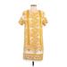 All:Row Casual Dress - Mini: Yellow Dresses - Women's Size Small