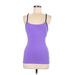 Lululemon Athletica Active Tank Top: Purple Solid Activewear - Women's Size 6