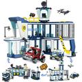 QLT City Police Station Police Toy City Police Clamping Blocks Building Blocks with Police Car, Bandit Car and Surveillance Drone 699 Pieces Gift for Boys Girls Age 8-12