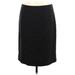 Le Suit Casual Skirt: Black Marled Bottoms - Women's Size 16