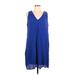 Old Navy Casual Dress - Slip dress: Blue Dresses - Women's Size Large