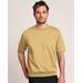 Blair Men's John Blair Supreme Fleece Short-Sleeve Sweatshirt - Yellow - M