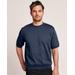 Blair Men's John Blair Supreme Fleece Short-Sleeve Sweatshirt - Blue - 2XL