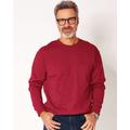 Blair Men's John Blair Everyday Jersey Knit Long-Sleeve Pocket Tee - Red - 3XL