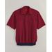 Blair Men's John Blair Short-Sleeve Banded-Bottom Polo - Red - 2XL