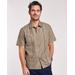 Blair Men's John Blair Short-Sleeve Guayabera Shirt - Tan - 4XL