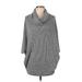 Korye Poncho: Gray Marled Sweaters & Sweatshirts - Women's Size X-Small