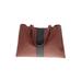 Vince Camuto Tote Bag: Pebbled Brown Color Block Bags