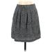 Ya Los Angeles Casual Skirt: Black Damask Bottoms - Women's Size Small