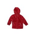 Lands' End Fleece Jacket: Red Print Jackets & Outerwear - Size 2Toddler