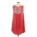Philosophy Republic Clothing Casual Dress: Red Dresses - Women's Size Large