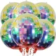 Ballons décoratifs rétro colorés en aluminium pour disco fête sur le thème de la disco et salle de