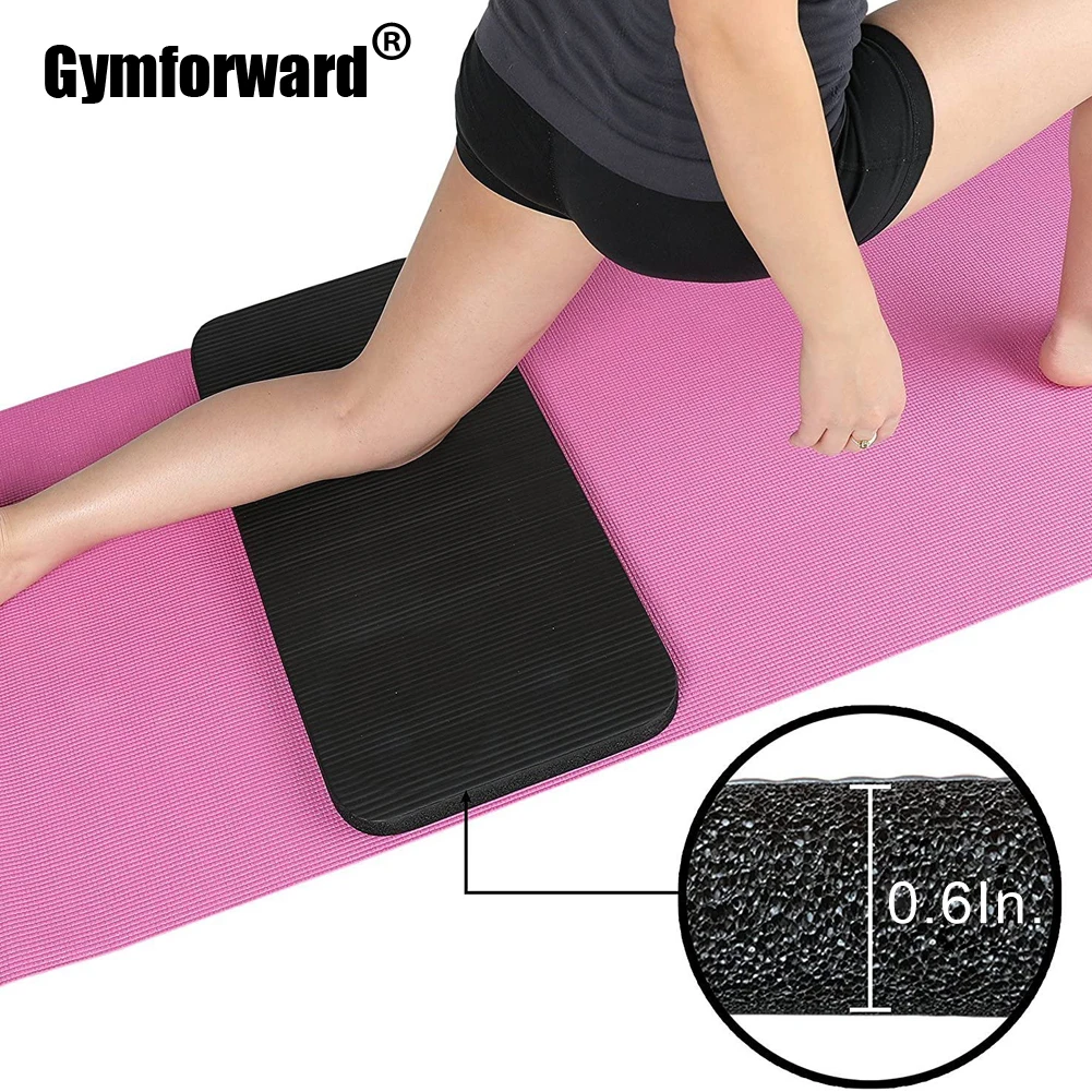 Genouillère de Yoga Extra épaisse de 1.5cm, coussinets de Yoga en mousse antidérapantes, tapis de Fitness Crossfit Pilate, coussin de planche de Sport, équipement de gymnastique