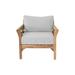 Willow Creek Designs Monterey 5 Piece Teak Sunbrella Sectional Seating Group w/ Cushions Wood/Natural Hardwoods/Teak in Brown/White | Outdoor Furniture | Wayfair