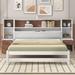 Red Barrel Studio® Amarlia Pine Wood+MDF Platform Storage Bed Wood in Gray | 45.1 H x 88.5 W x 86.8 D in | Wayfair AB120864DF294A6EB6BD8ED0D5735C8D