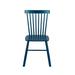 Birch Lane™ Angelina Dining Chair Wood in Blue | 36 H x 19.5 W x 19.5 D in | Wayfair 5D90FE10EE7044CB9CA287A1E301B84A