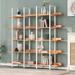 17 Stories Slavey Etagere Bookcase in White/Brown | 70.9 H x 70.9 W x 11.8 D in | Wayfair BE83BC54FD6D488C99830598547E9F56