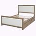 Latitude Run® Platform Bed w/ 4 Drawers Upholstered, Solid Wood in Brown/Pink/White | 46.9 H x 54.3 W x 79.5 D in | Wayfair