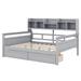 Wildon Home® Byrle Full/Double Daybed Wood in Gray | 49.4 H x 57.1 W x 79.1 D in | Wayfair 8BCE5928FA5545E8BEC35F2B3D72770B