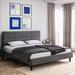 Ebern Designs Zaarah Platform Storage Bed Upholstered/Linen in Gray | 46 H x 61.5 W x 81.5 D in | Wayfair 3F9182FD3B2C43698C17CD867A85F24E
